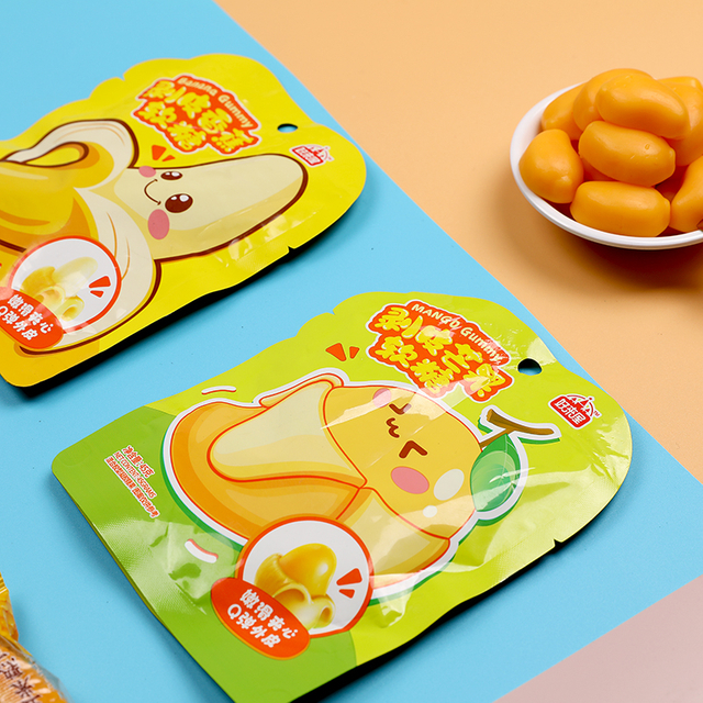 去皮香蕉芒果软糖