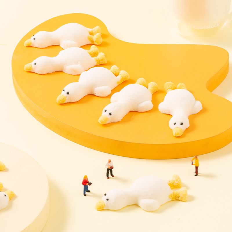 3D躺鸭棉花糖