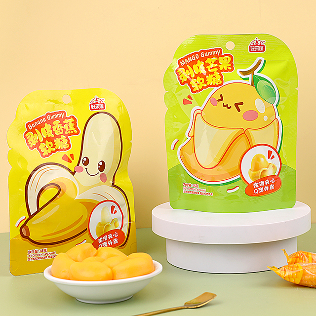 去皮香蕉芒果软糖